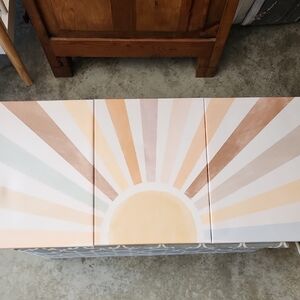 Sunburst Canvas Wall Art